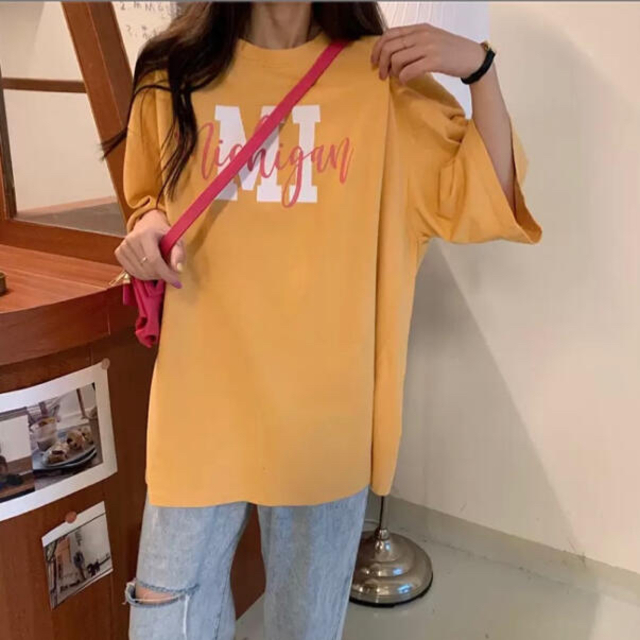 レディース Tシャツ ビッグシルエット オーバーサイズ 韓国 春コーデの通販 By Harudressshop ラクマ