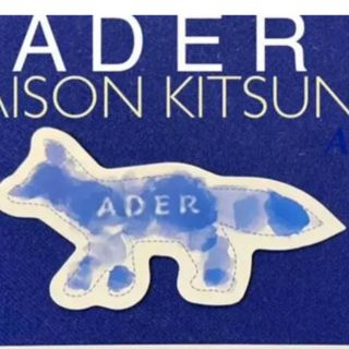 メゾンキツネ(MAISON KITSUNE')の韓国　ADERERROR Maison Kitsune ステッカー(iPhoneケース)