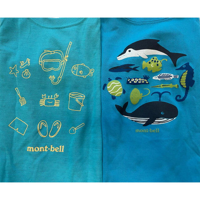 mont bell(モンベル)の【mont-bell】半袖　ベビー　80 ウィックロン　モンベル キッズ/ベビー/マタニティのベビー服(~85cm)(Ｔシャツ)の商品写真