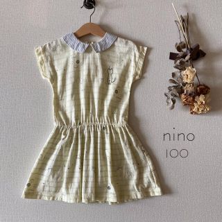 nino｜ニノ ✾ 猫ちゃん⑅襟付きワンピース*̩̩̥୨୧˖ (ワンピース)