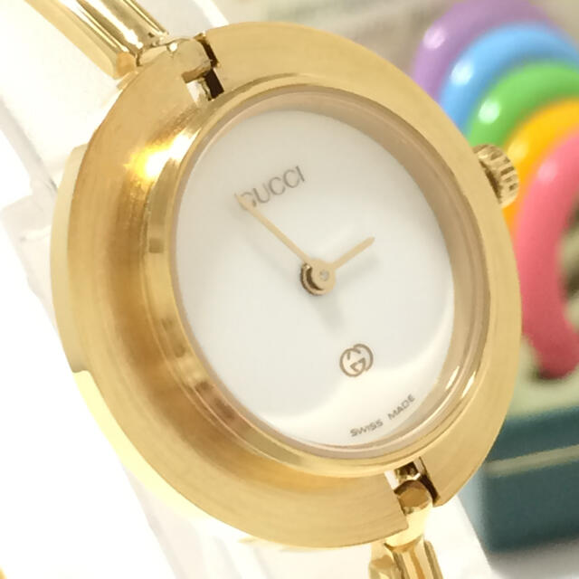 Gucci(グッチ)の2.超美品 グッチ GUCCI 時計 チェンジベゼル レディースのファッション小物(腕時計)の商品写真