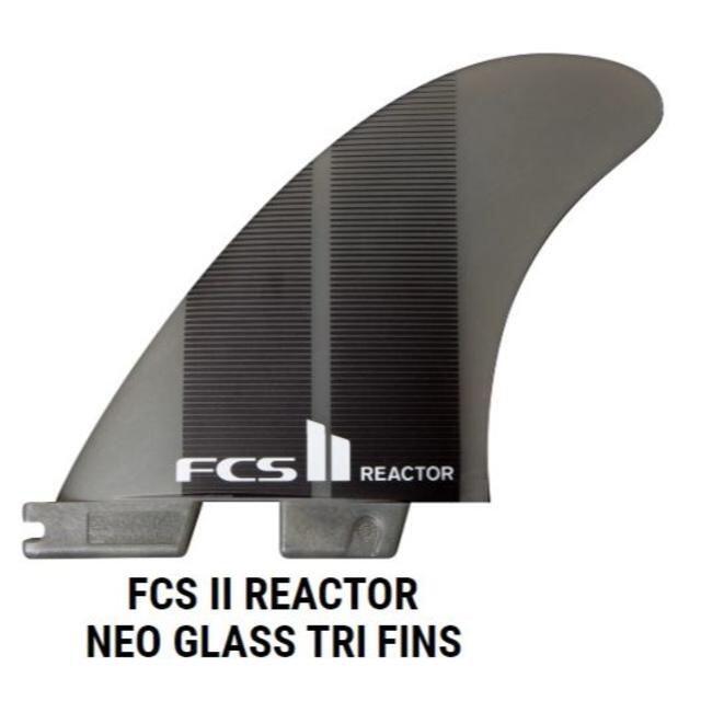 送料無料▲FCSII REACTOR NEO GLASS Medium TRI