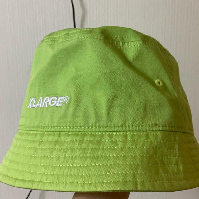 XLARGE(エクストララージ)のXLARGE バケットハット 黄緑 メンズの帽子(ハット)の商品写真