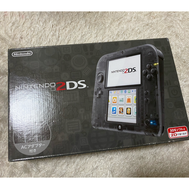 任天堂２DS　未開封新品未使用　レアカラー・クリアブラックゲームソフト/ゲーム機本体