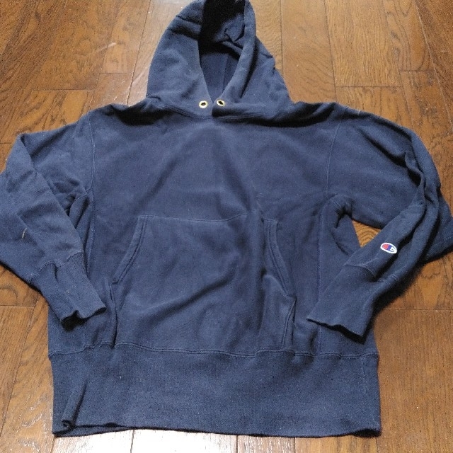 Champion チャンピオン パーカー リバースウィーブ S 単色タグ 黄色
