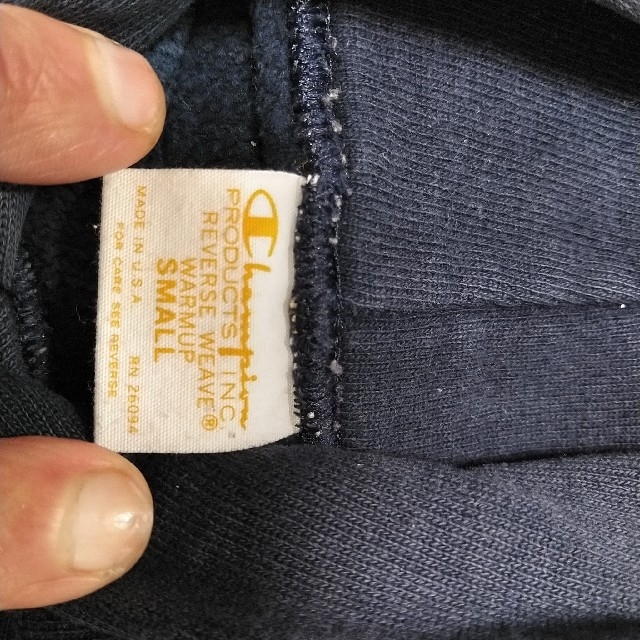 Champion チャンピオン パーカー リバースウィーブ S 単色タグ 黄色