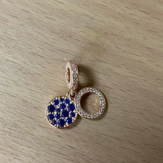 スワロフスキー(SWAROVSKI)の【Pandora】パンドラ チャーム ローズゴールド　14k(チャーム)