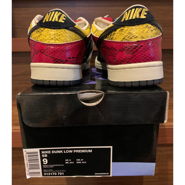 NIKE DUNK SB CORAL SNAKE コーラルスネーク US9 27