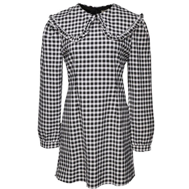 Bibiy frill collar “plaid “ OP