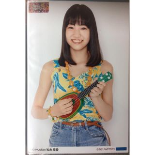 モーニングムスメ(モーニング娘。)の2019夏ハロ  Juice=Juice  松永里愛   ガチャ 生写真  A5(女性タレント)