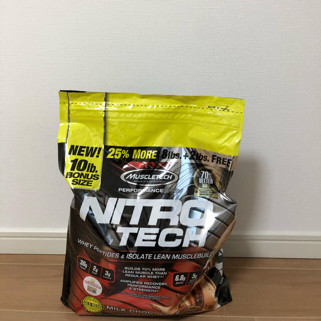 NITRO(ナイトロ)の4.54kg ニトロテック　プロテイン 食品/飲料/酒の健康食品(プロテイン)の商品写真