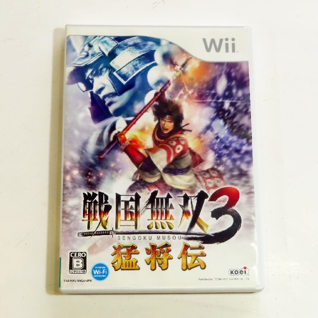 Wii(ウィー)の戦国無双3 猛将伝 - Wii エンタメ/ホビーのゲームソフト/ゲーム機本体(家庭用ゲームソフト)の商品写真