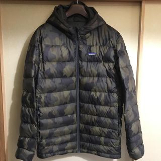 パタゴニア(patagonia)の美品 パタゴニア ハイロフト ダウン フーディ XL 迷彩 カモフラ(ダウンジャケット)