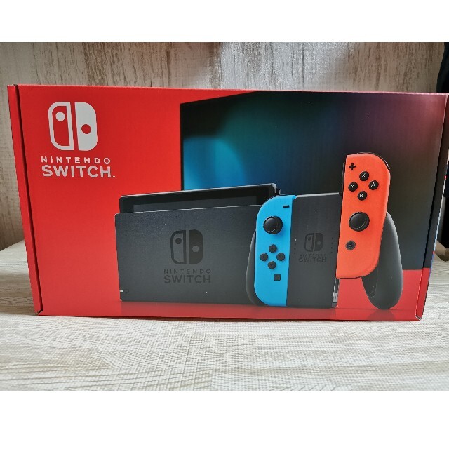 Nintendo Switch(ニンテンドースイッチ)の★新品未使用未開封★ 任天堂スイッチ本体　ネオンカラー　世界のアソビ大全51 エンタメ/ホビーのゲームソフト/ゲーム機本体(家庭用ゲーム機本体)の商品写真