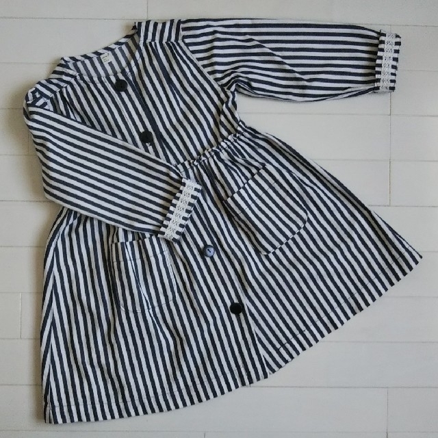 F.O.KIDS(エフオーキッズ)のapres les cours シャツワンピース 120 キッズ/ベビー/マタニティのキッズ服女の子用(90cm~)(ワンピース)の商品写真