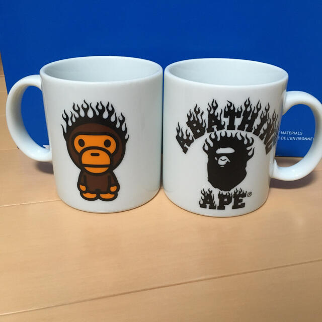 A BATHING APE(アベイシングエイプ)のA BATHING APE マグカップ インテリア/住まい/日用品のキッチン/食器(グラス/カップ)の商品写真