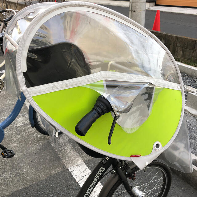 【リトルキディーズ】子供乗せ自転車レインカバー　前シート用