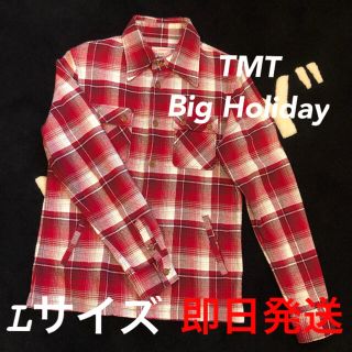 ティーエムティー(TMT)のGW特別価格 キムタク着 TMT ネルシャツ L シュプリーム フラグメント(Gジャン/デニムジャケット)