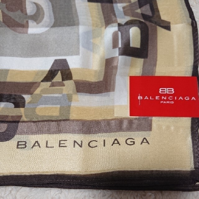 売約済《未使用》BALENCIAGA スカーフ レディースのファッション小物(バンダナ/スカーフ)の商品写真