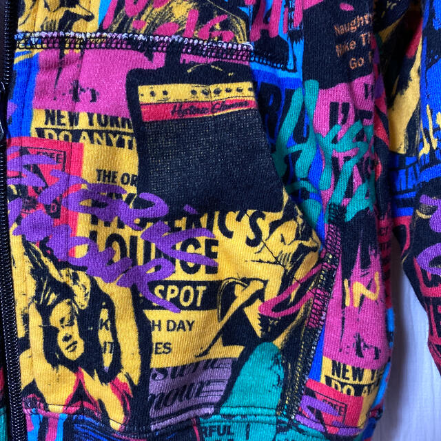 JOEY HYSTERIC(ジョーイヒステリック)のJOEYHYSTERIC/FUTURE1984総柄パーカー/ジョーイヒステリック キッズ/ベビー/マタニティのキッズ服女の子用(90cm~)(ジャケット/上着)の商品写真