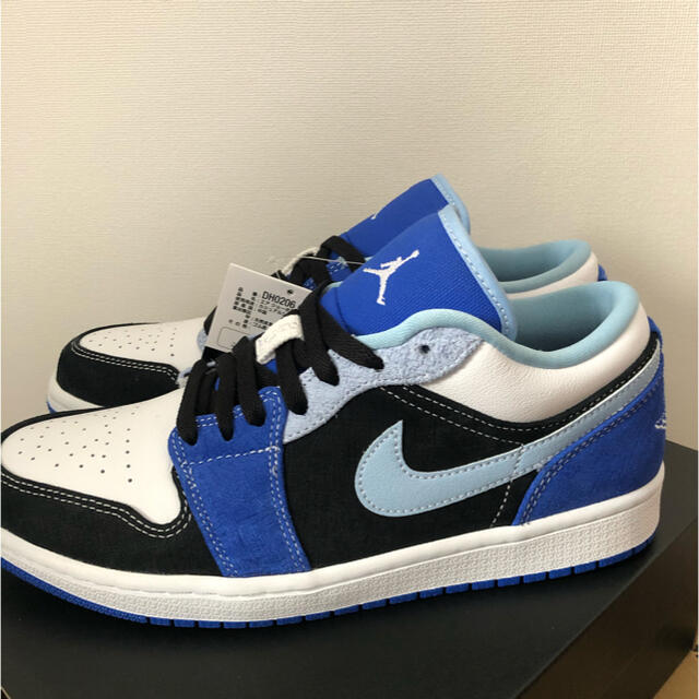 NIKE AIR JORDAN 1 LOW "WHITE/BLACK/BLUE"