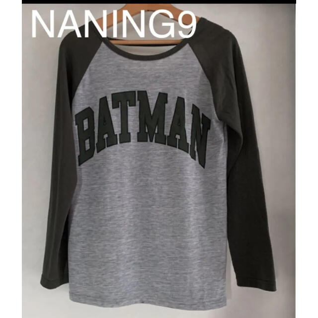 3rd spring(サードスプリング)のNANING9     BATMAN ラグランロゴロンT １０分丈 レディースのトップス(Tシャツ(長袖/七分))の商品写真