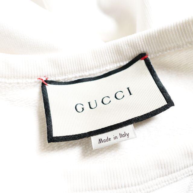 Gucci(グッチ)の■GUCCI　トレーナー　白　メンズ　XL メンズのトップス(その他)の商品写真