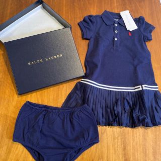 ラルフローレン(Ralph Lauren)のRALPH LAUREN ワンピース　キッズ　90 24M 未着用　箱付き(ワンピース)