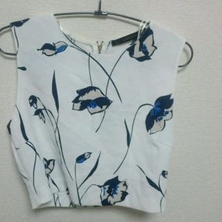 ザラ(ZARA)のZARA♥花柄トップス(カットソー(半袖/袖なし))