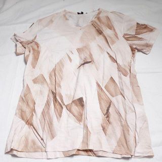 エンポリオアルマーニ(Emporio Armani)の■Emporio Armani　Tシャツ　白×茶　メンズ　XXL(Tシャツ/カットソー(半袖/袖なし))