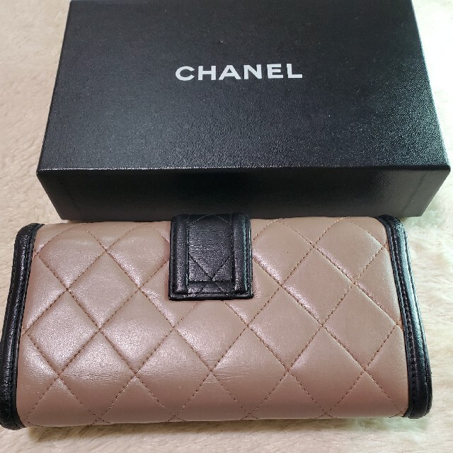 限定特価】 CHANEL - ○シャネル○長財布○ラムスキン○バイカラー