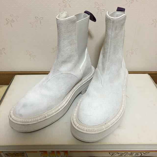 Balenciaga(バレンシアガ)のエイティース　ブーツ　ホワイト　白 メンズの靴/シューズ(ブーツ)の商品写真