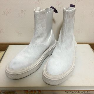 バレンシアガ(Balenciaga)のエイティース　ブーツ　ホワイト　白(ブーツ)