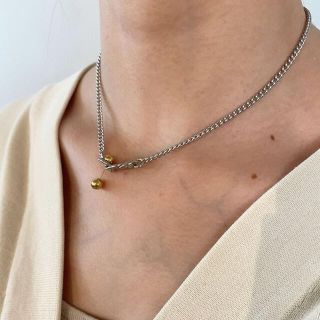 アリシアスタン(ALEXIA STAM)のContrast mix chain necklace No.432(ネックレス)