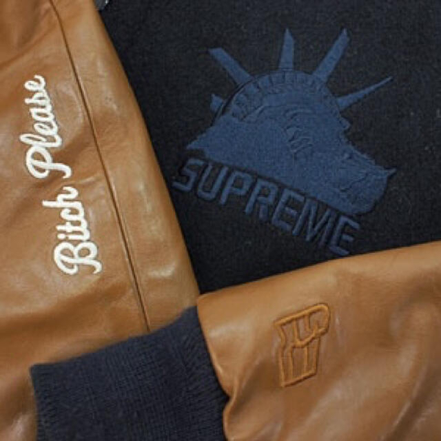 Supreme(シュプリーム)の【希少】supreme 07aw varsity jacket 自由の女神 メンズのジャケット/アウター(スタジャン)の商品写真