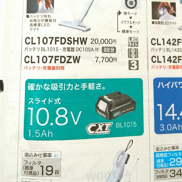 新品❗未使用❗マキタクリーナーCL 107FDSHW | www.fleettracktz.com