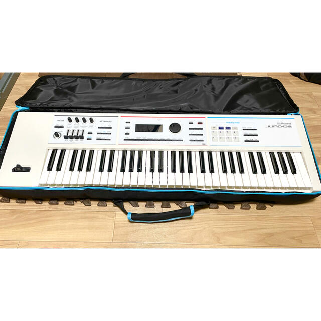 Roland(ローランド)のRolandシンセサイザー　JUNO-DS61 ホワイト　ケース付き 楽器の鍵盤楽器(キーボード/シンセサイザー)の商品写真