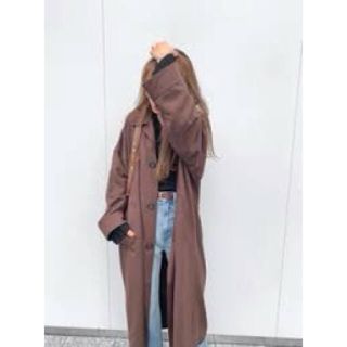 マウジー(moussy)のmoussy BAL COLLOR DOLMAN コート(ロングコート)