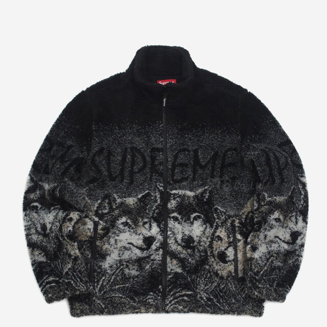 ブルゾンSupreme Wolf Fleece Jacket Black