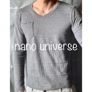 ナノユニバース(nano・universe)の【nano•universe】long sleeve, Size:40(S相当)(ニット/セーター)