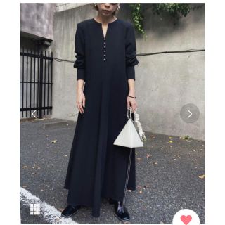 アメリヴィンテージ(Ameri VINTAGE)のUNDRESSED BACK TUCK DRESS(ロングワンピース/マキシワンピース)