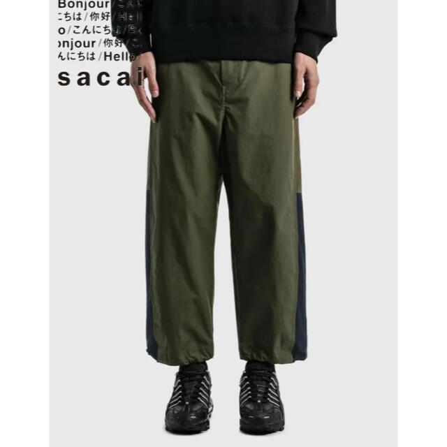 21SS SACAI コットン オックスフォード パンツ