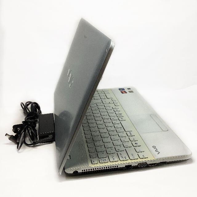 SONY(ソニー)のホワイトVAIO！高性能CPU・4GB・DVD・カメラ搭載 ノートパソコン スマホ/家電/カメラのPC/タブレット(ノートPC)の商品写真