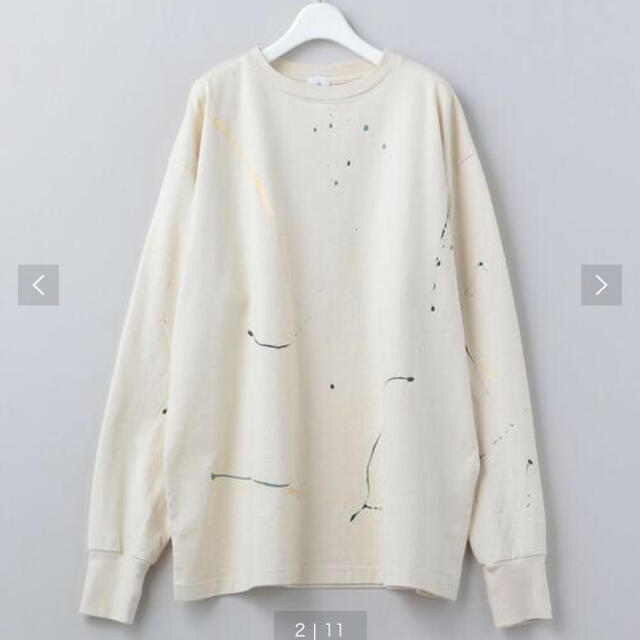 専用　6 ROKU DRIPPING LONG SLEEVE PULLOVER