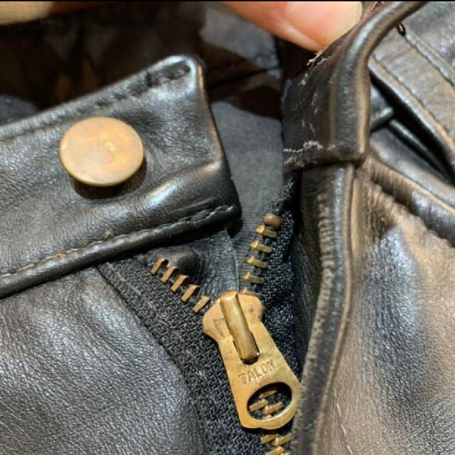 公式通販店 アメリカ製 レザーパンツ VANSON バンソン USA W32 黒 NS