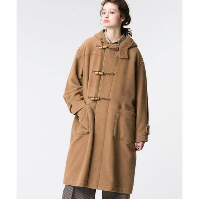 約57cm身幅CASHMERE WOOL MOSSER BIG DUFFLE COAT