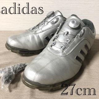 アディダス(adidas)の特売！アディダス　ゴルフシューズ　ピュアメタル　27cm シルバー(シューズ)