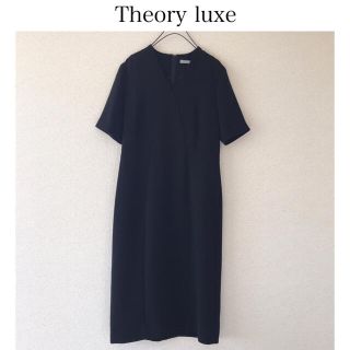 セオリーリュクス(Theory luxe)のセオリーリュクス   フォーマルワンピース　ブラック　38(ひざ丈ワンピース)