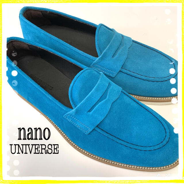 nano・universe(ナノユニバース)の[美品]ナノ・ユニバース/ローファーシューズ　スウェード(イタリア製) メンズの靴/シューズ(スリッポン/モカシン)の商品写真