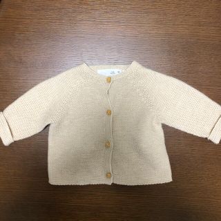 ザラキッズ(ZARA KIDS)のZARAベビー　カーディガン1-3m(カーディガン/ボレロ)